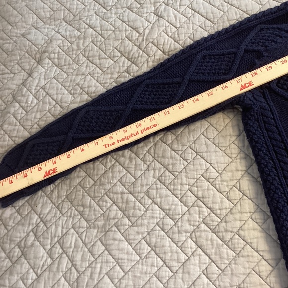 GAP Women's Purple Cable Knit Sweater - Picture 4 of 9